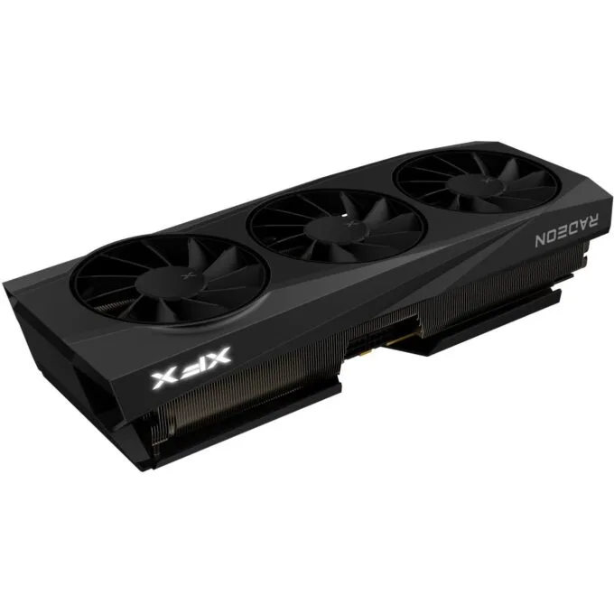 RX 9070 XT 16GB GDDR6 XFX Quicksilver Gaming - 3-Fan PCIe 5.0 - Black — image 4