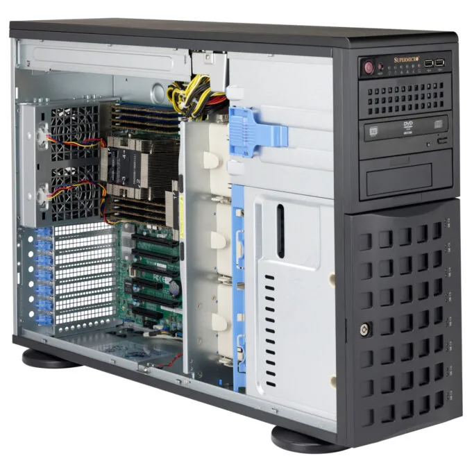 S SuperMicro SC745 BAC-R1K23B Tower — image 1