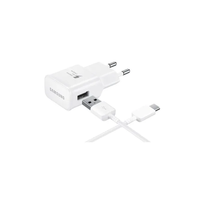 Samsung 15W Fast Charger with USB-C Cable 1.5m - White — image 1