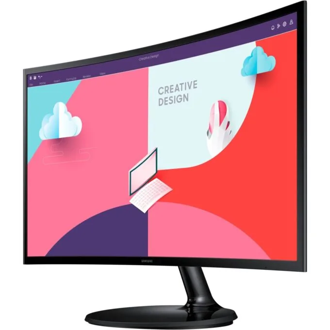 Samsung 27-inch C27F364EAU Full HD Curved Monitor - 1080p 75Hz 4ms VA - Black — image 8