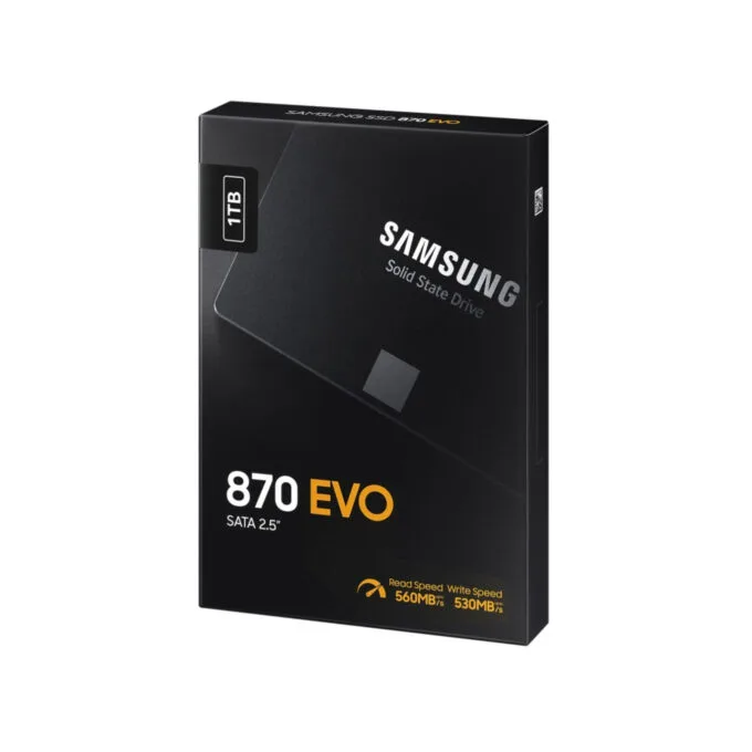 Samsung 870 EVO 1TB 2.5" SATA III SSD - 560 MB/s 1GB LPDDR4 - MZ-77E1T0B — image 2