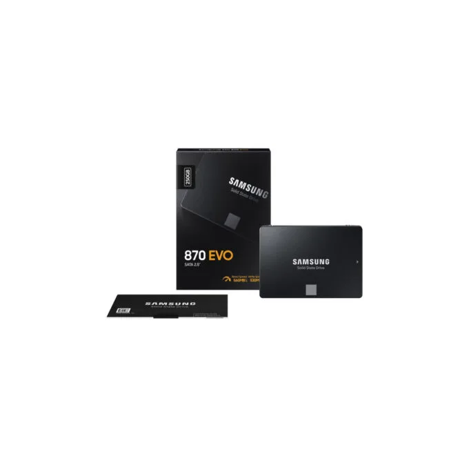 Samsung 870 EVO 250GB - 560/530 MB/s SATA III 2.5" SSD - MZ-77E250B/EU — image 1