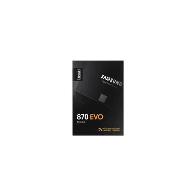 Samsung 870 EVO 250GB - 560/530 MB/s SATA III 2.5" SSD - MZ-77E250B/EU — image 2