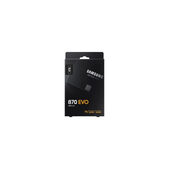 Samsung 870 EVO 4TB 2.5in SATA III SSD - MZ-77E4T0B — image 1