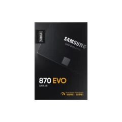 Samsung 870 EVO 500GB SSD - MZ-77E500B - 2.5-inch SATA III 6Gb/s, 560/530 MB/s