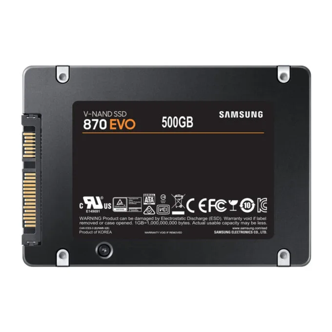 Samsung 870 EVO 500GB SSD - MZ-77E500B - 2.5-inch SATA III 6Gb/s, 560/530 MB/s — image 6