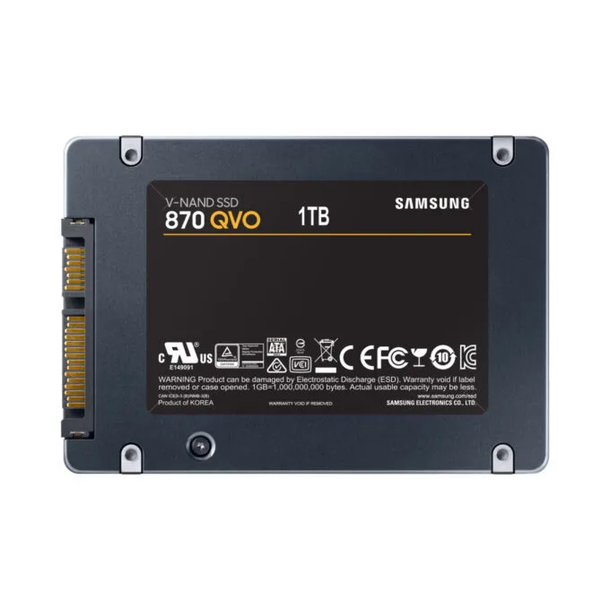 Samsung 870 QVO - MZ-77Q1T0BW - 1TB SATA III 2.5in QLC Internal SSD, Up to 560/530 MB/s — image 2