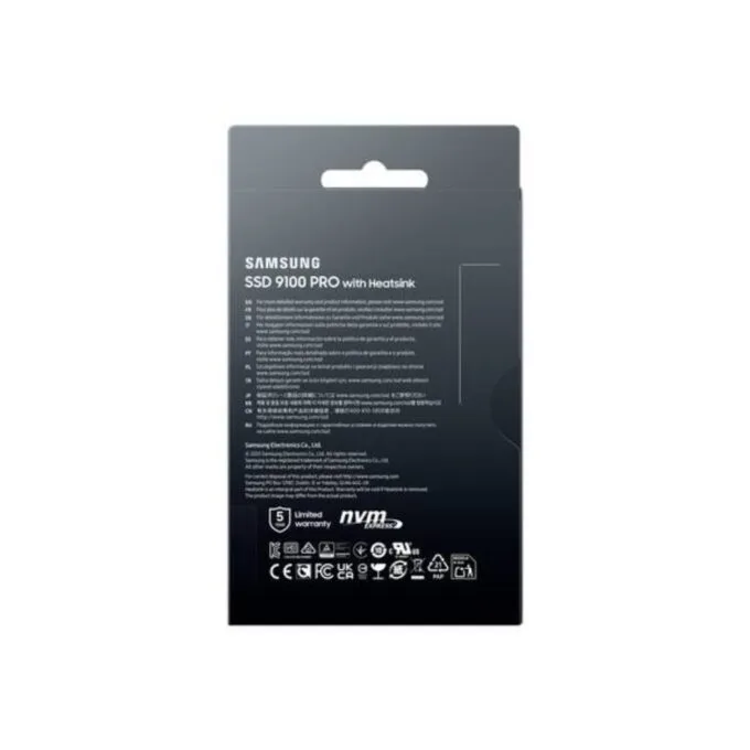 Samsung 9100 Pro 1TB M.2 2280 NVMe SSD (Heatsink) - PCIe 5.0 x4 14700 MB/s - MZ-VAP1T0CW — image 2