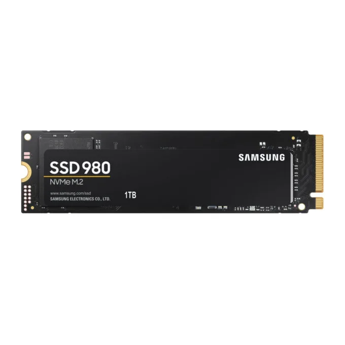 Samsung 980 1TB M.2 2280 NVMe SSD - PCIe 3.0 x4 3500 MB/s - MZ-V8V1T0BW — image 2
