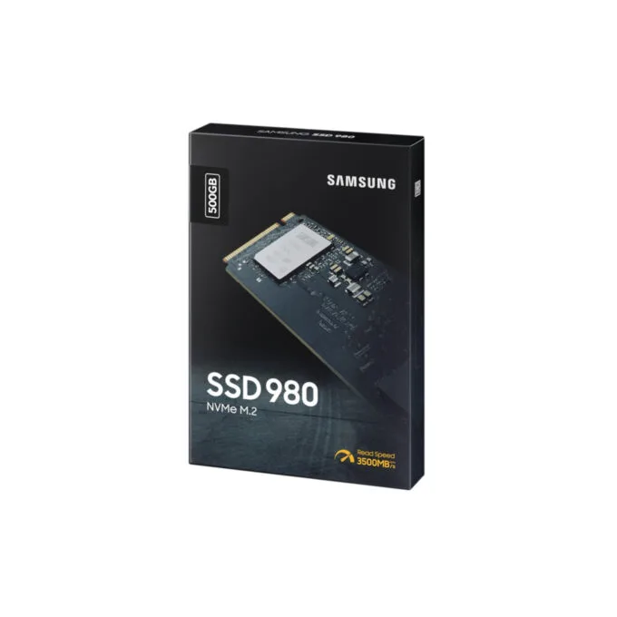 Samsung 980 500GB M.2 NVMe SSD - PCIe 3.0 x4 3100 MB/s - MZ-V8V500BW — image 1