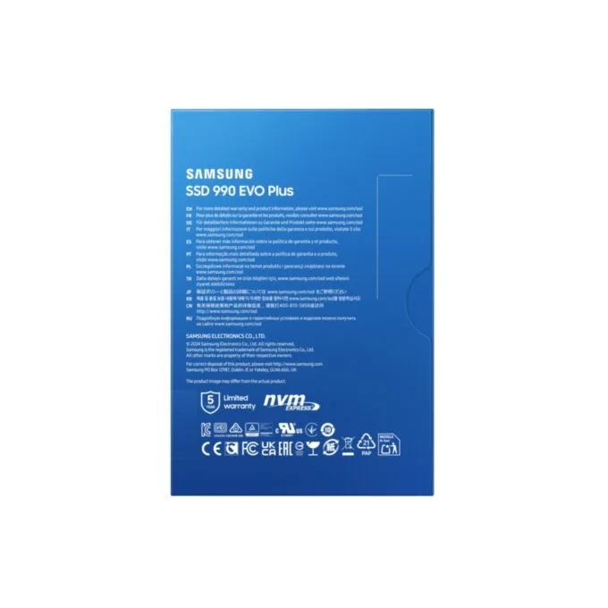Samsung 990 EVO Plus 4TB M.2 2280 NVMe SSD - PCIe 4.0x4 7250/6300 MB/s MZ-V9S4T0BW — image 6