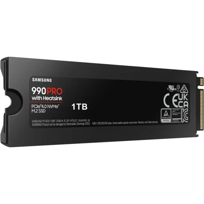 Samsung 990 PRO 1TB M.2 2280 NVMe PCIe 4.0 x4 SSD with Heatsink - MZ-V9P1T0CW — image 10