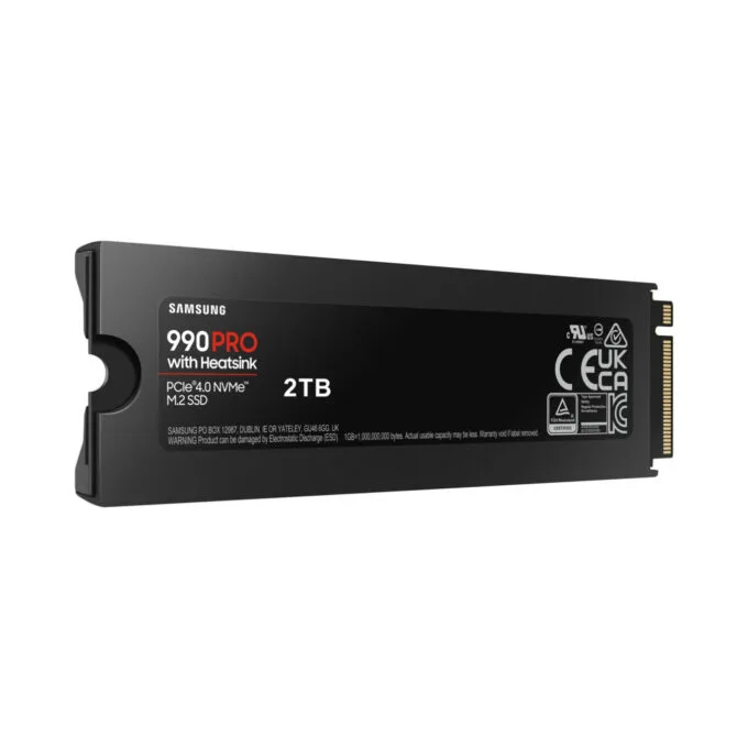 Samsung 990 Pro 2TB M.2 NVMe SSD - MZ-V9P2T0CW - PCIe 4.0 x4 Heatsink 7450/6900 MB/s — image 6