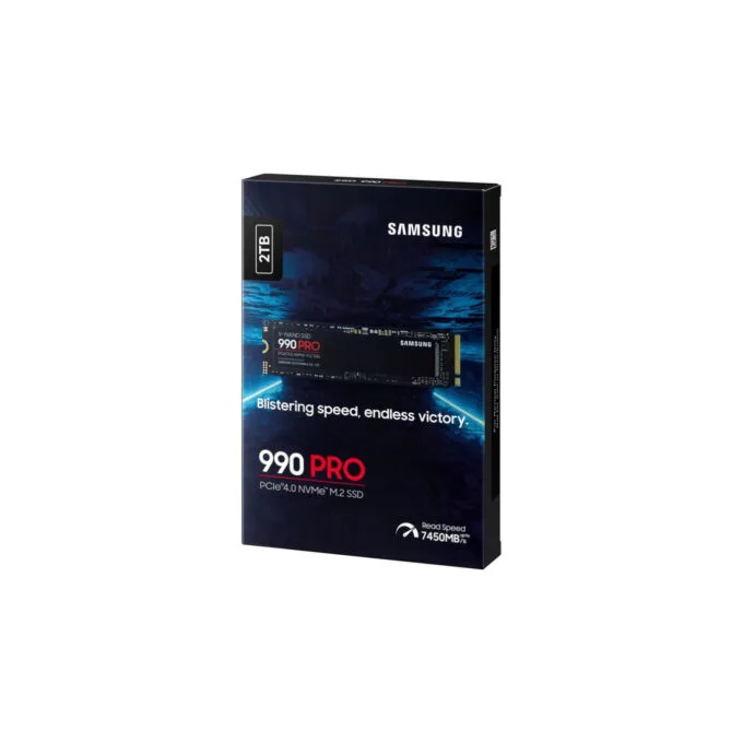 Samsung 990 Pro 2TB M.2 NVMe SSD - PCIe 4.0 x4 7450 MB/s - MZ-V9P2T0BW — image 2