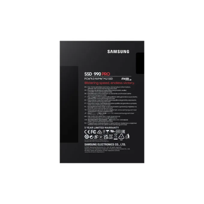 Samsung 990 PRO 4TB M.2 NVMe SSD - PCIe 4.0 x4 7450 MB/s - MZ-V9P4T0BW — image 3
