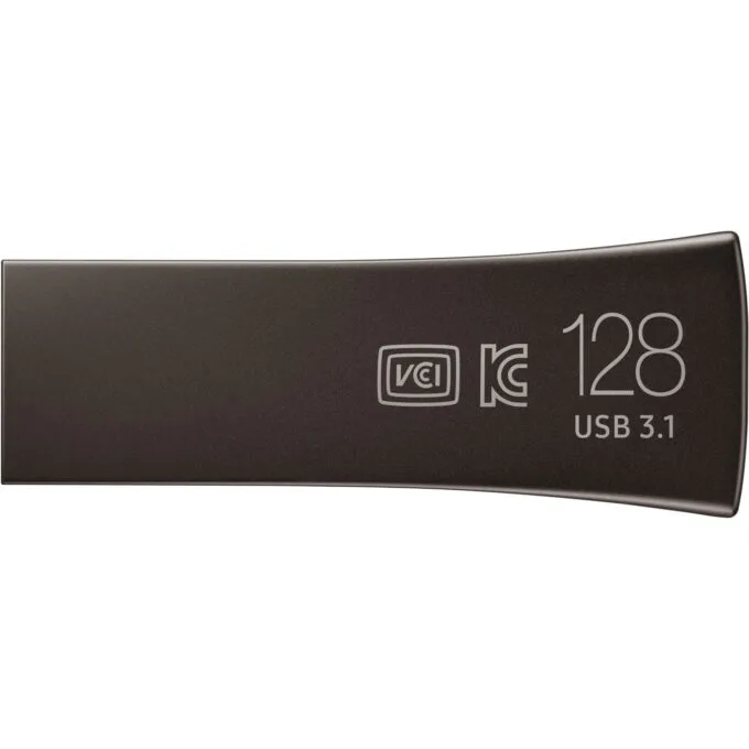 Samsung Bar Plus - MUF-128BE - Titan Grey 128GB USB 3.2 Gen1 (USB-A) 300 MB/s — image 2