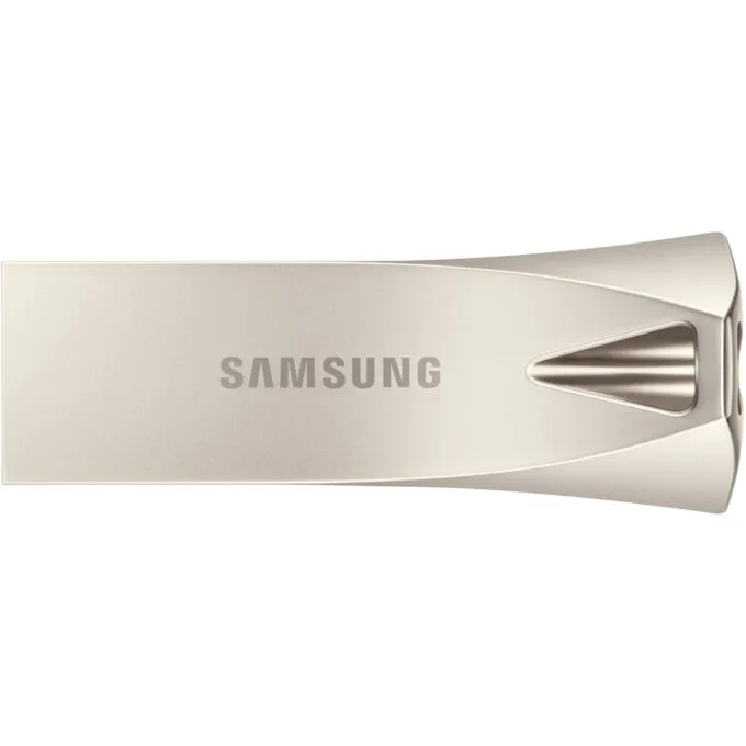 Samsung BAR Plus - MUF-256B3 - 256GB USB 3.2 Gen 1 (Type-A), Silver, 300MB/s, Capless — image 1