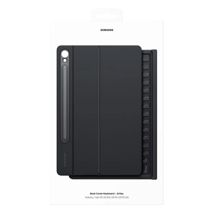Samsung Book Cover Keyboard for Galaxy Tab S9/S9 FE/S10 - Black — image 3