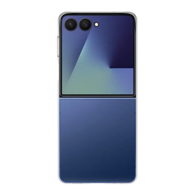 Samsung Clear Case - Galaxy Z Flip7 - Transparent Silicone Clear Cover — image 3
