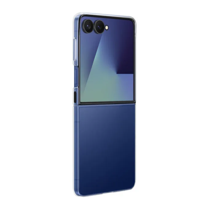 Samsung Clear Case - Galaxy Z Flip7 - Transparent Silicone Clear Cover — image 4