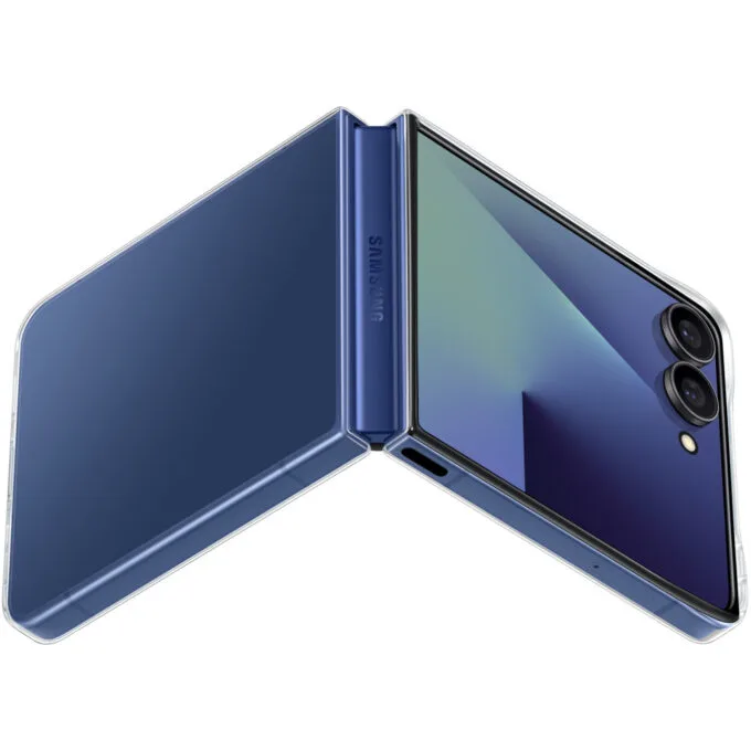 Samsung Clear Case - Galaxy Z Flip7 - Transparent Silicone Clear Cover — image 5