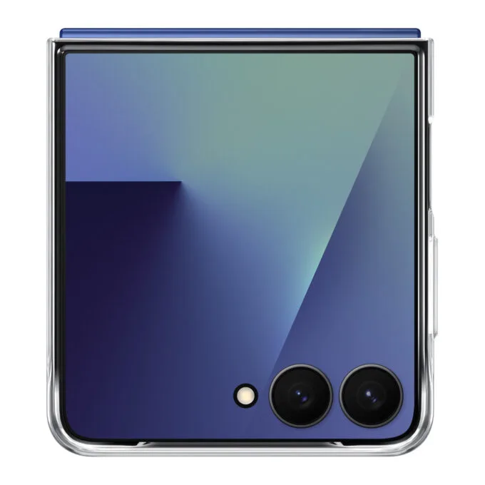 Samsung Clear Case - Galaxy Z Flip7 - Transparent Silicone Clear Cover — image 1