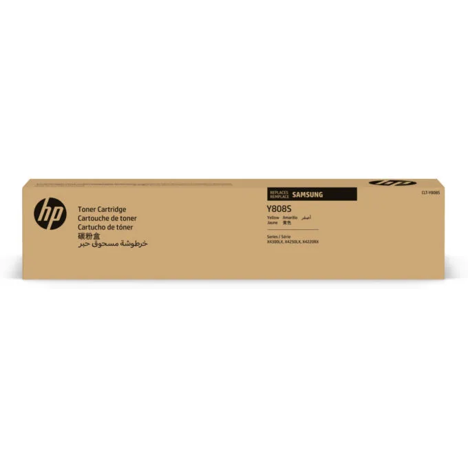 SAMSUNG CLT-Y808S ELS Yellow Toner Cartridge - CLT-Y808S - Yellow, Original, 20,000 pages — image 1