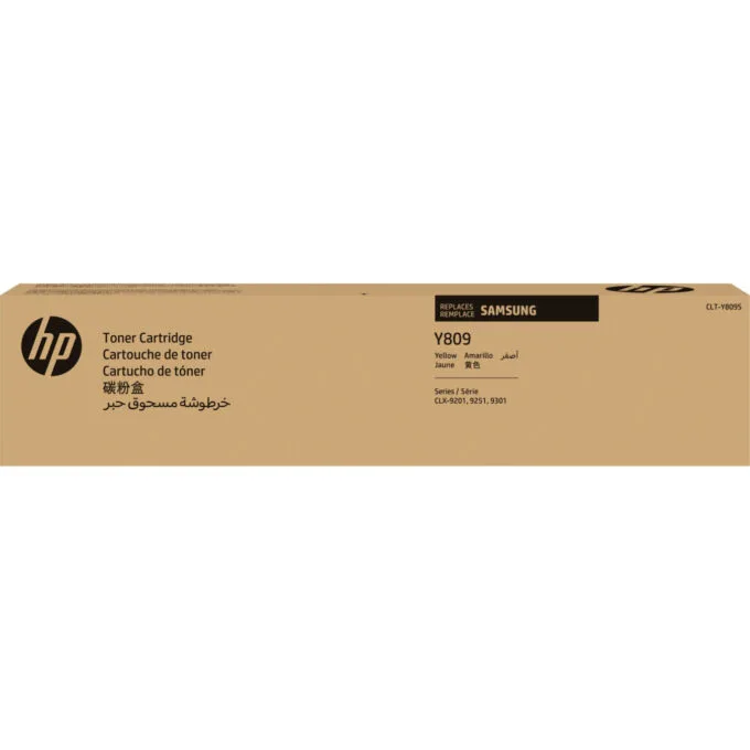 SAMSUNG CLT-Y809S Yellow Toner Cartridge - CLT-Y809S - Yellow — image 1