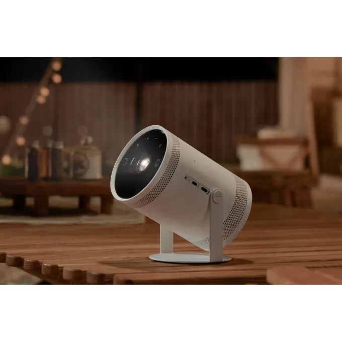 Samsung Freestyle SP-LFF3CLA - Full HD 1080p 230-Lumen Portable DLP LED Projector - White, USB-C, Wi-Fi — image 2