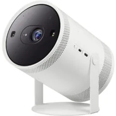 Samsung Freestyle SP-LFF3CLA - Full HD 1080p 230-Lumen Portable DLP LED Projector - White, USB-C, Wi-Fi