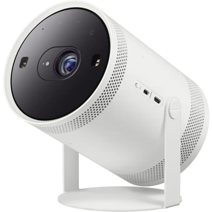 Samsung Freestyle SP-LFF3CLA - Full HD 1080p 230-Lumen Portable DLP LED Projector - White, USB-C, Wi-Fi — image 1