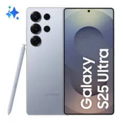 Samsung Galaxy S25 Ultra - 512GB, 12GB RAM - Titanium Silver/Blue - Snapdragon 8 Elite 4.47GHz - 5G, 6.9" Dynamic AMOLED