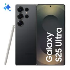 Samsung Galaxy S25 Ultra - Titanium Black, 512GB, 12GB RAM, Snapdragon 8 Elite 4.47GHz, 200MP, 5G