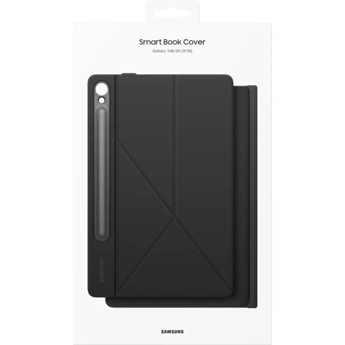 Samsung Galaxy Tab S9 FE Smart Book Cover - EF-BX710PBEGWW - Black, Folio Stand, Scratch & Bump Resistant — image 5