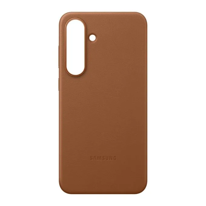 Samsung Kindsuit Cover for Galaxy S25 FE - Cinnamon colour - Faux leather holster case — image 4