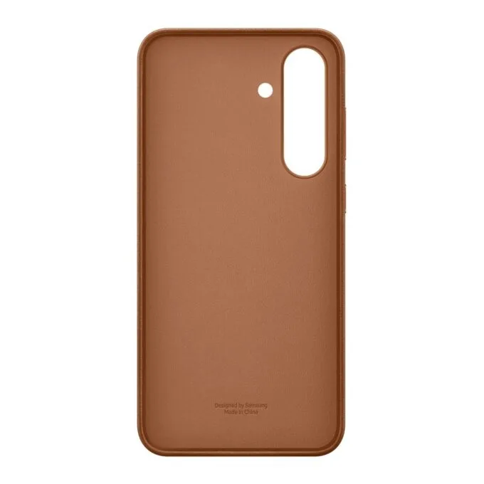 Samsung Kindsuit Cover for Galaxy S25 FE - Cinnamon colour - Faux leather holster case — image 5