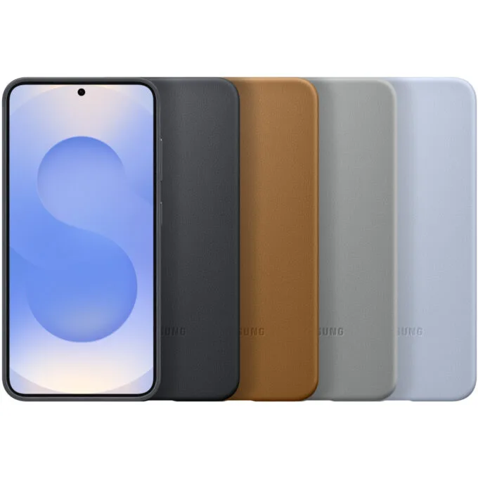 Samsung Kindsuit Faux Leather Case - Galaxy S25 - Grey, Drop-Proof Cover — image 6