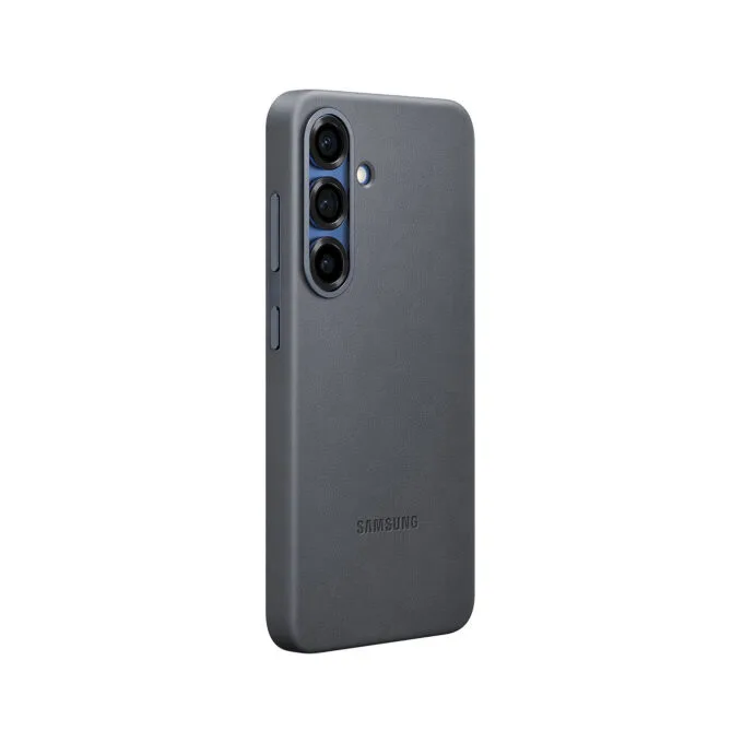 Samsung Kindsuit Faux Leather Flip Cover - Galaxy S25 - Black, Drop & Scratch Protection — image 5