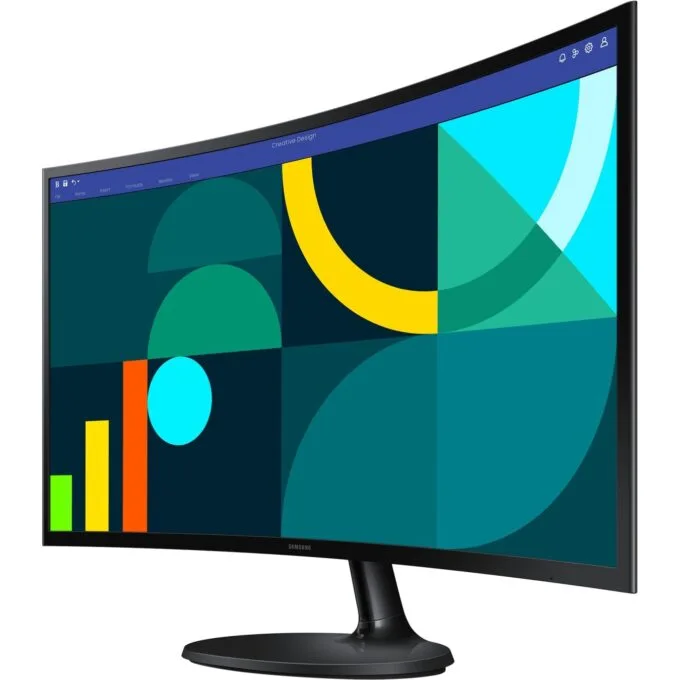 Samsung LS27D364GAU 27-inch FHD Curved VA 100Hz 4ms Monitor - Black — image 2
