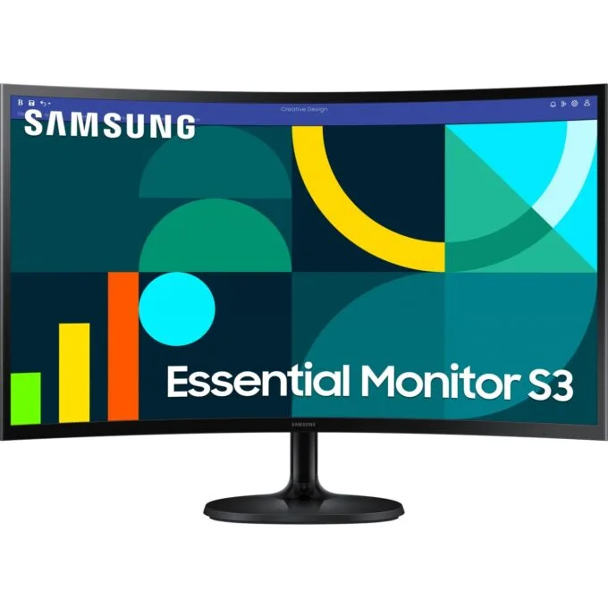Samsung LS27D364GAU 27-inch FHD Curved VA 100Hz 4ms Monitor - Black — image 1