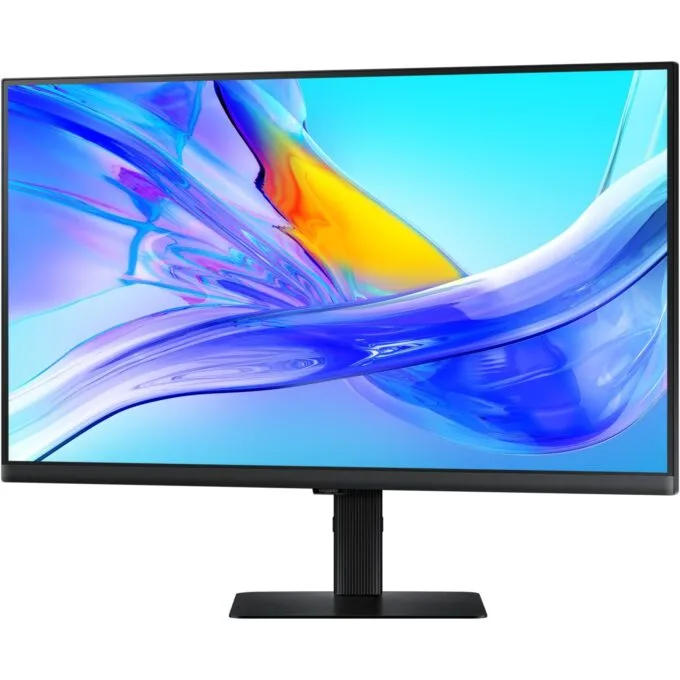 Samsung LS27D800UAUXEN (S80UD) - 27in 4K UHD IPS Monitor, HDR10, USB-C PD 90W, KVM, Pivot, Black — image 2