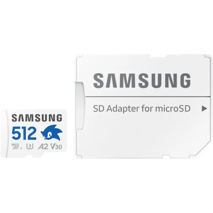 Samsung MB-MD512S MicroSDXC 512GB - UHS-I (U3/V30) A2, 180MB/s Read, 130MB/s Write, Blue/Grey/White, Includes SD Adapter — image 6