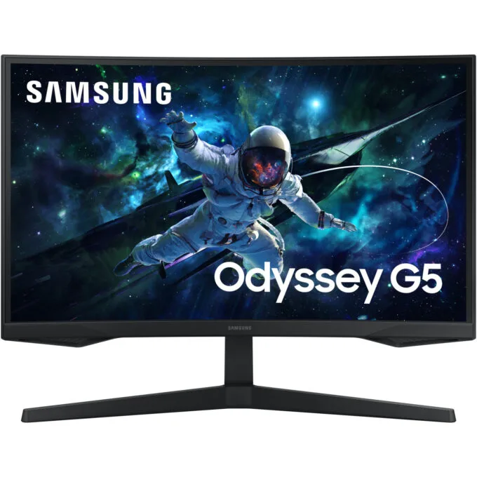 Samsung Odyssey G5 S27CG554EU 27" QHD 165Hz VA Curved Gaming Monitor — image 1