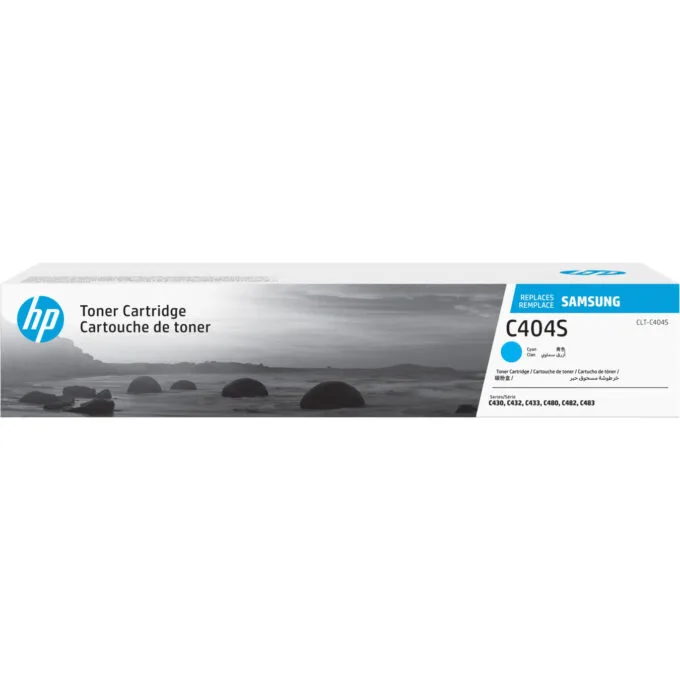 Samsung Original Toner Cartridge - CLT-C404S - Cyan, Standard Yield 1000 Pages — image 1