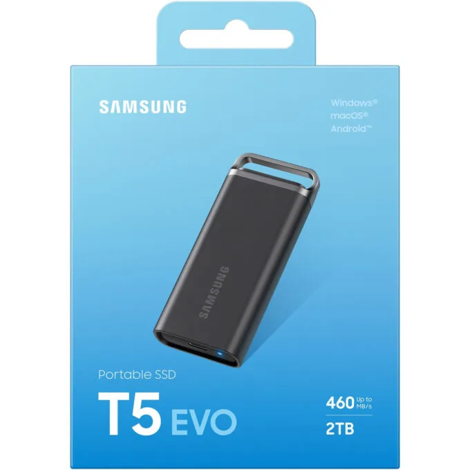 Samsung Portable SSD T5 EVO 2TB MU-PH2T0S USB 3.2 Gen1 460MB/s Black — image 12