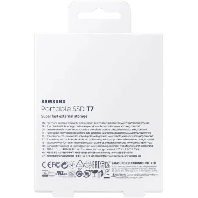 Samsung Portable SSD T7 1TB Blue USB 3.2 Gen2 1050MB/s MU-PC1T0H/AM — image 11