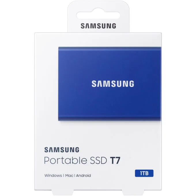Samsung Portable SSD T7 1TB Blue USB 3.2 Gen2 1050MB/s MU-PC1T0H/AM — image 10