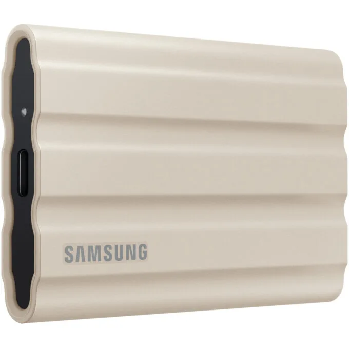 Samsung Portable SSD T7 Shield - MU-PE2T0K - Beige, 2TB, USB-C, 3.2 Gen2 — image 2