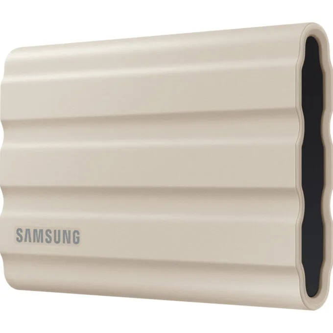 Samsung Portable SSD T7 Shield - MU-PE2T0K - Beige, 2TB, USB-C, 3.2 Gen2 — image 3