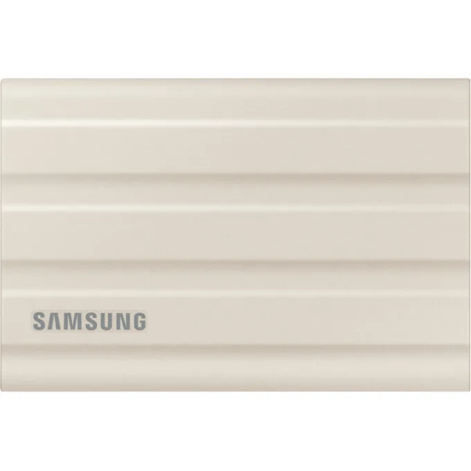 Samsung Portable SSD T7 Shield - MU-PE2T0K - Beige, 2TB, USB-C, 3.2 Gen2 — image 1